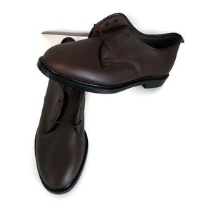 Capps Leather Laced Shoes  cordovan brown size 10M